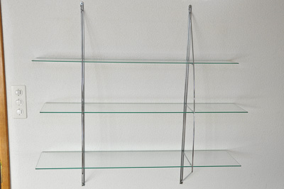 Glas-Wandregal