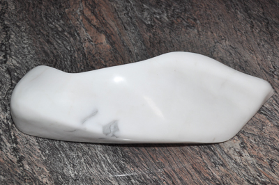 Skulptur 'Wave', Carrara Marmor