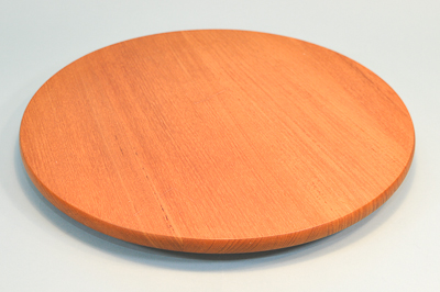 Massives drehbares Holztablett