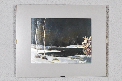 Winterstimmung, reflektierend